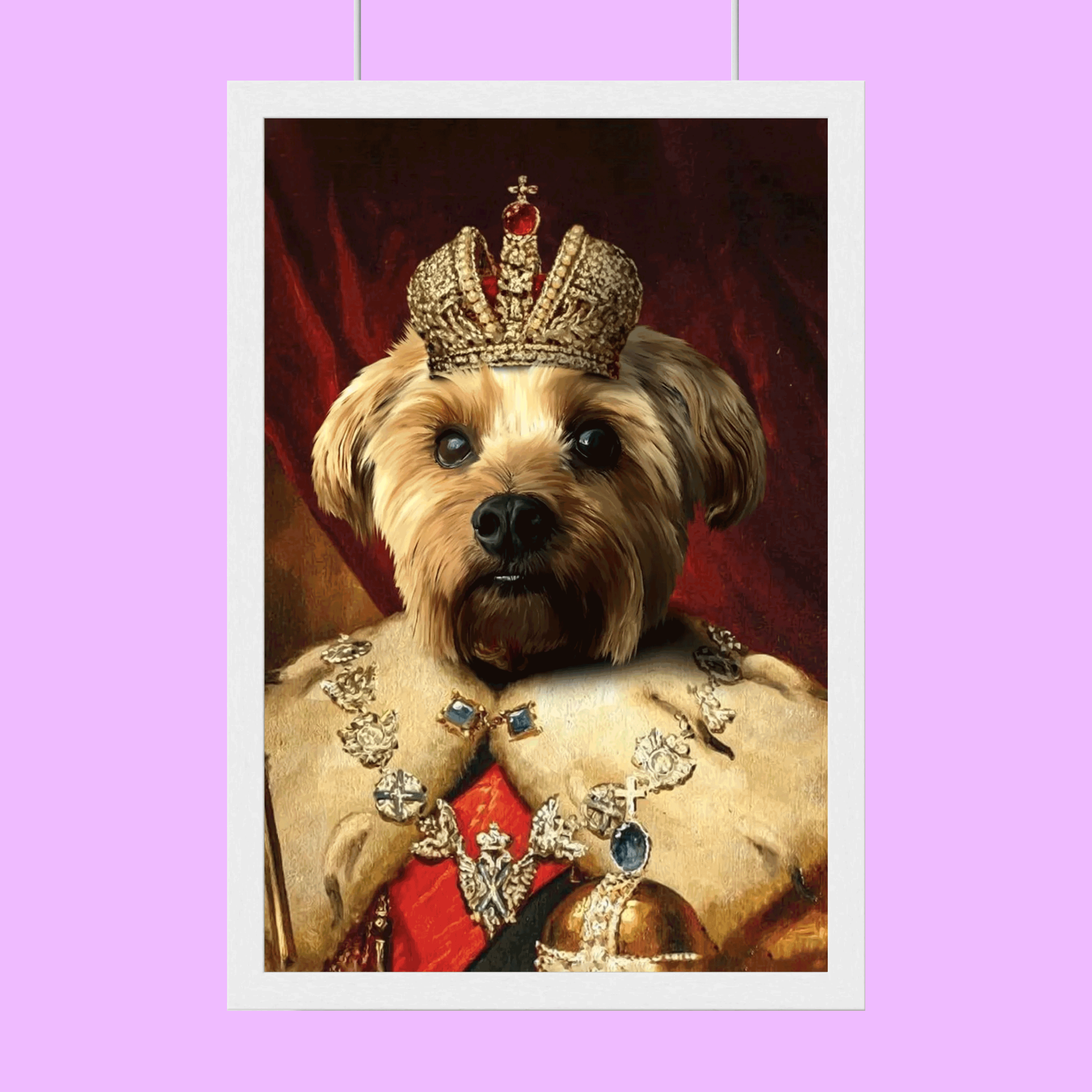 The Prince Ruler Pet - Custom Pet Portrait